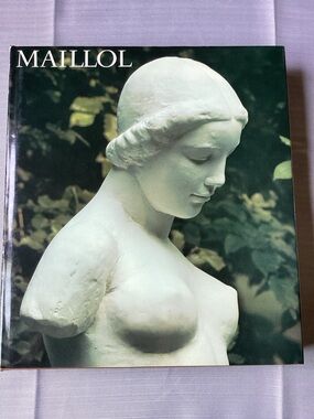 Rare 1977 Vintage Maillol Hardcover Art Book for Sculptors and Artists in French